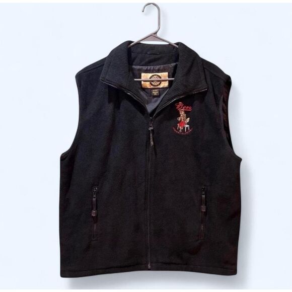 Anheuser Busch Other - Anheuser Busch Bevo Modernization The Fox Fleece Vest Size Medium